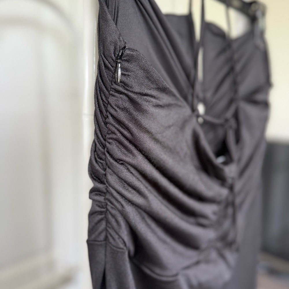 NWT Ganni Black Maxi Dress - Picture 8 of 11